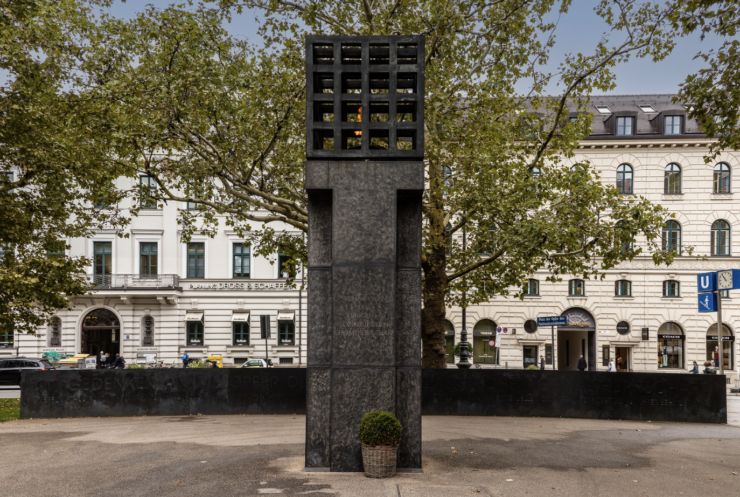 Eternal Flame Monument in the Square for the Victims of National Socialism 