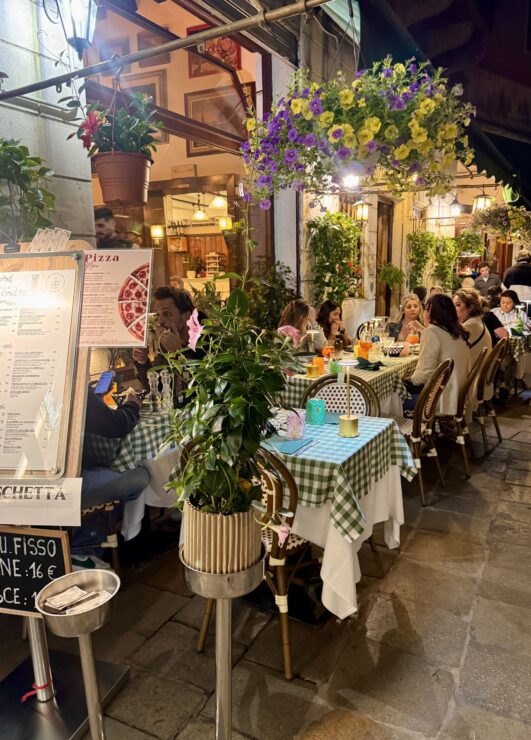 Dinner in Venice