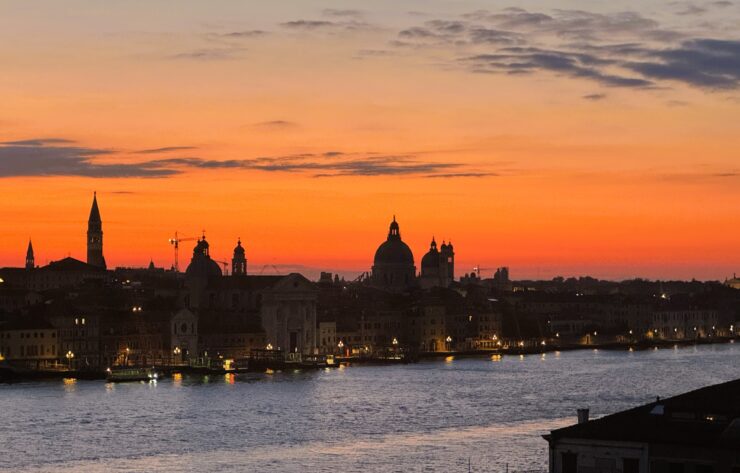 Sunset over Venice