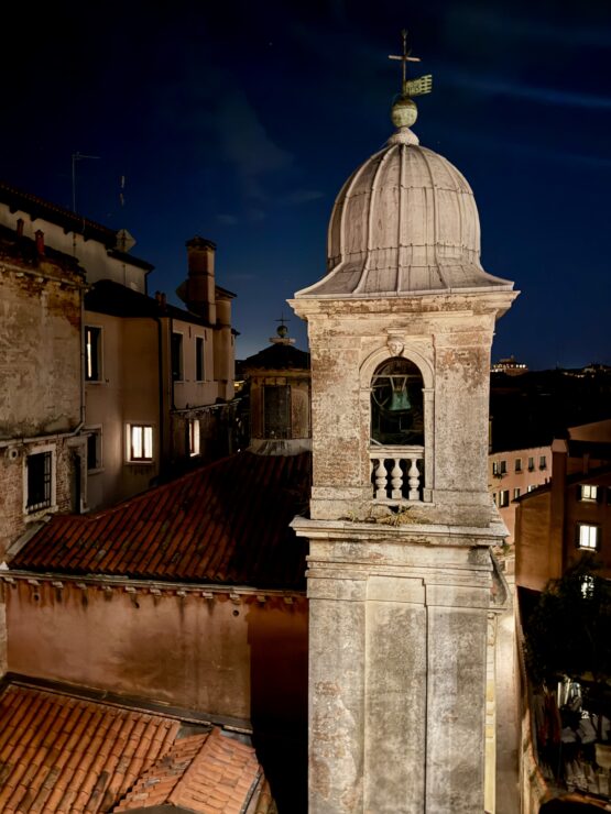 Bell tower in the evening light