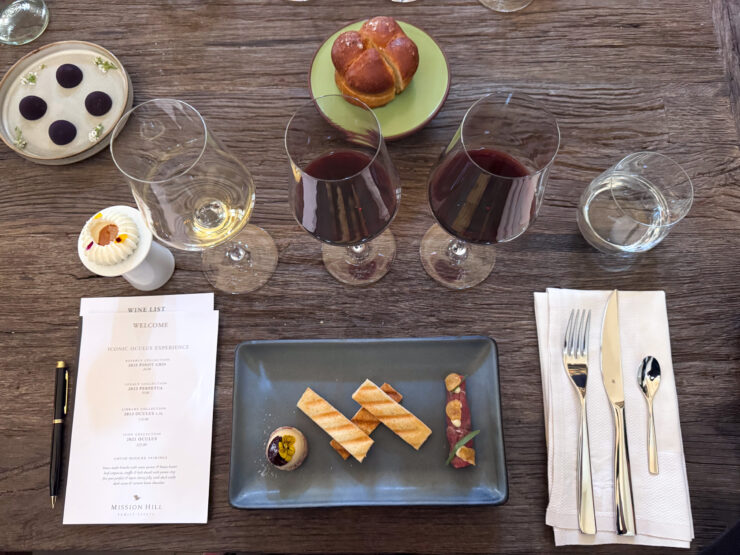 Oculus Wine Tasting Experience at Mission Hill Family Estate