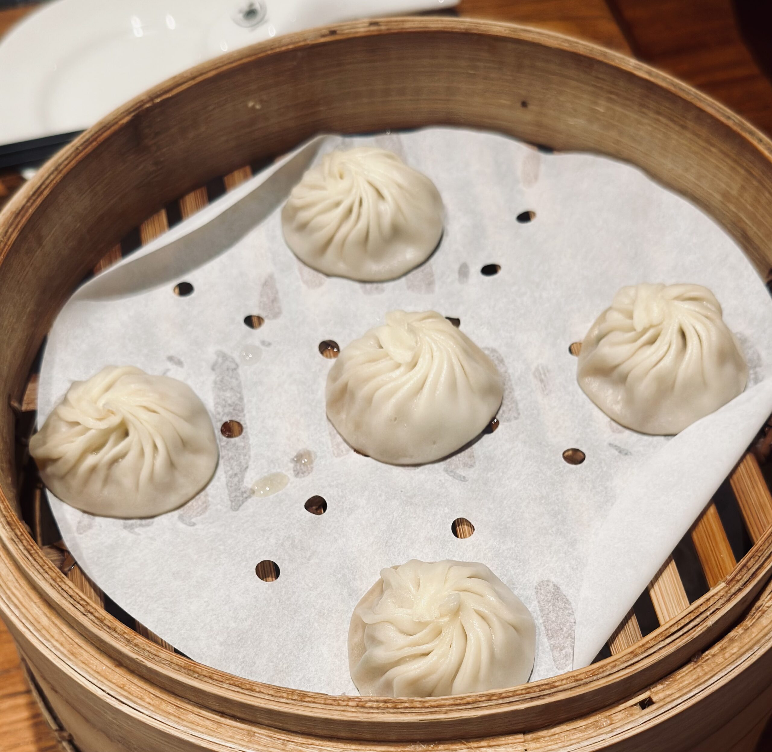Soup dumplings at Din Tai Fung