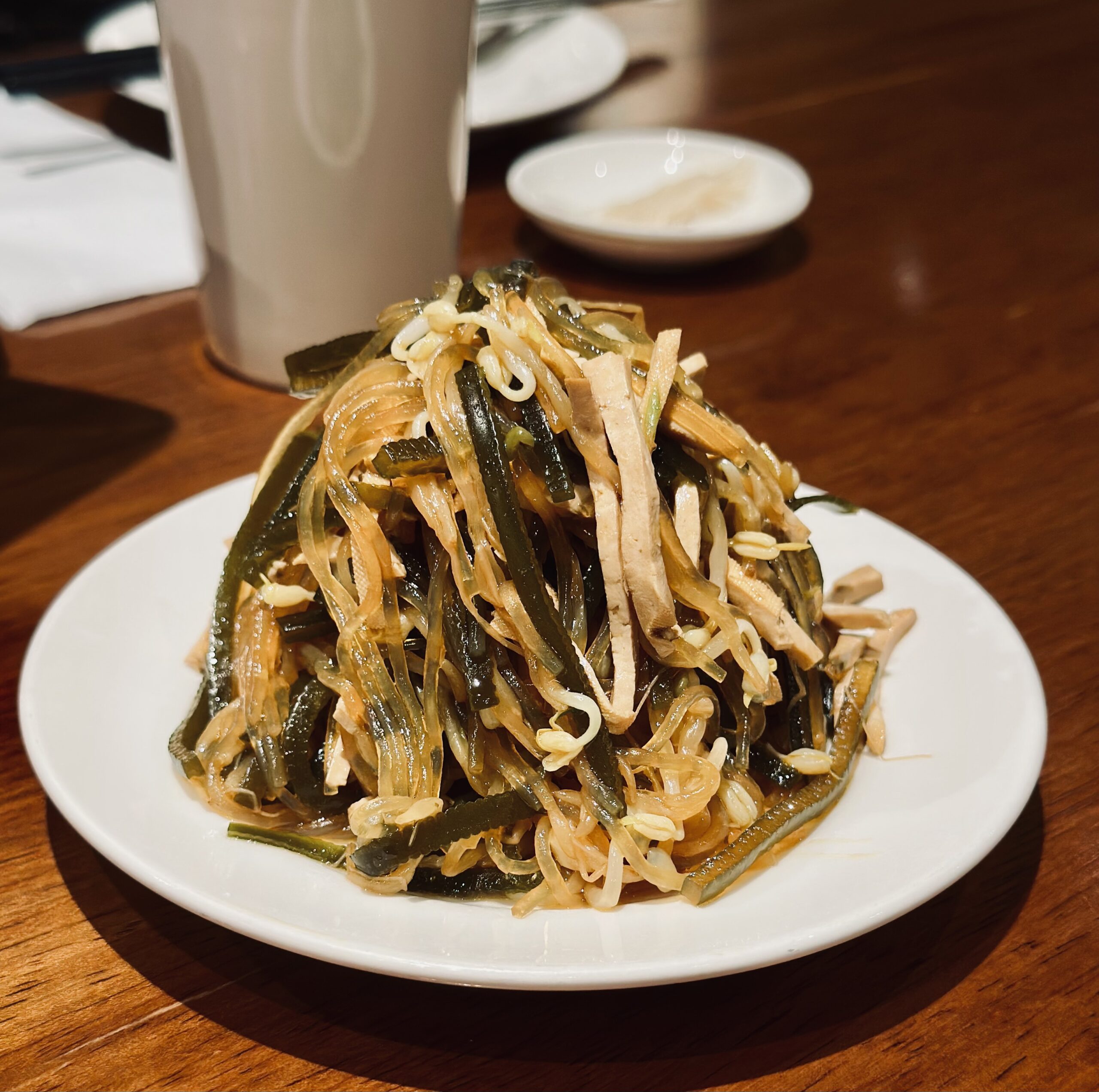 Xiaolongbao soup dumplings filled with minced pork and steamed in a savory broth at Din Tai Fung