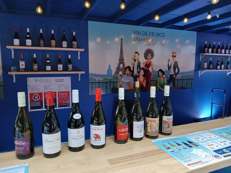 Vin De France wines at the Bastille Festival in Sydney.