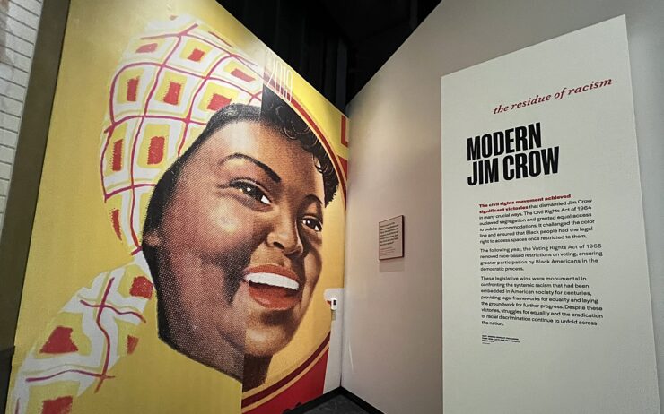 Exhibit at the Jim Crow Museum
